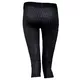 Női leggings 3/4 CRUSSIS fekete - fekete