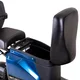 Elektromos robogó W-TEC Raike II 10", fényvisszaverő elemek, LED-világítás, LED kijelző, 65 km hatótávolság, 25 km/h-s végsebesség - fekete-ezüst