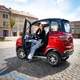 Elektromos négykerekű mopedautó W-TEC Tuligo, visszapillantó tükör, látványos digitális kijelző, multimédiás központ, légkondicionáló rendszer - mentol