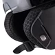 Felhajtható motoros bukósisak W-TEC Zoroz P/J, zárható szellőzőrendszer, fém reteszelő mechanizmus, Pinlock® 70 előkészítés - Matt Fekete -Fluoreszkáló Rózsaszín