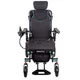 Elektromos kerekesszék dönthető háttámlával inSPORTline Hawkie Evo Plus II 700W, kartámasz, lábtartó, 6 km/h, extra hátsó kerekek
