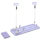 Pilates reformer inSPORTline Trancer Basic, csúszásmentes, összecsukható kialakítás, kivehető kijelző, állvány telefon számára - fekete