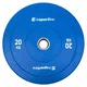 2x5 darabos gumikorong szett inSPORTline Bumper Plate Go 2x 5-25 kg 50 mm, otthoni és edzőtermi használatra, kiváló kivitelezés, kopásálló kialakítás