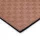 Puzzle tatami szőnyeg inSPORTline Sazegul 100x100x2 cm - kávéhab-fekete, 5 csíkos minta