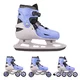 Állítható 4 az 1-ben korcsolya inSPORTline Foursimo, Comfort Fit illeszkedés, MicroLock biztonsági csat, AdjusTouch méretbeállító gomb