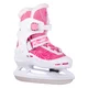 Gyermek jégkorcsolya inSPORTline Izabely Pro, AdjusTouch, Thermo Fit, Comfort Fit, MicroLock biztonsági csat, Safety Ankle System