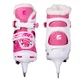 Gyermek jégkorcsolya inSPORTline Izabely Pro, AdjusTouch, Thermo Fit, Comfort Fit, MicroLock biztonsági csat, Safety Ankle System