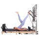 Pilates Reformer torony inSPORTline Driftaler, stabil szerkezet, 53 rögzítőszem, V-alakú fogantyú, négy hosszú és négy rövid prémium rugó
