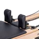 Pilates reformer inSPORTline Driftaler, összecsukható szerkezet biztonsági retesszel, tölgyfából készült váz, speciális pilates-doboz