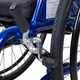 Mechanikus összecsukható sport kerekesszék inSPORTline Brenstark Lightweight, könnyű kezelhetőség és kiváló manőverezhetőség, tépőzáras párnázás