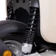 Elektromos robogó Keren Beike 10", ólomsavas akkumulátor, 25 km/h, IPX5 védettség, tároló, pedálok - barna-kék
