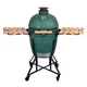 Kerámia kamado grill inSPORTline Pasionato 20" faszenes, kerámia, 120cm magas, BBQ grill, hőmérő, bomba izek, alacsony szénfogyasztás, kamado grill