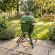 Kerámia kamado grill inSPORTline Pyrexo 18", kerámia belső héj, tartós hőteljesítmény, beépített hőmérő, hatékony szén-fogyasztás