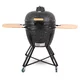 Kerámia kamado grill inSPORTline Pyrexo 24", kerámia belső héj, tartós hőteljesítmény, beépített hőmérő, hatékony szén-fogyasztás
