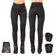 Női motoros leggings W-TEC Noposum - fekete