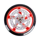 Pótkerék féktárcsával Discola rollerre 200x40mm - piros - piros