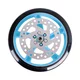 Pótkerék féktárcsával Discola rollerre 200x40mm - piros - kék