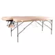 Alumínium masszázs asztal inSPORTline Tamati- két részes - barna - krémfehér