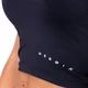 Női crop top Nebbia More than basic! 690 - fehér