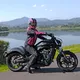 Női softshell motoros kabát W-TEC Alenalla - fekete-rózsaszín