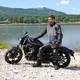 Motoros bőrnadrág W-TEC Roster NF-1250 - fekete