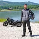 Motoros bőrnadrág W-TEC Roster NF-1250 - fekete