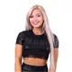 Női crop top Nebbia "Sandra D" 657 - fekete - fekete