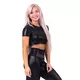 Női crop top Nebbia "Sandra D" 657 - fekete