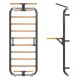 Bordásfal inSPORTline Wootkit 220×86 cm, 8 kör alakú lépcsőfok, falhoz rögzítés, könnyű karbantartás, egyszerű és gyors összeszerelés - szürke