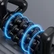Elektromos masszázshenger inSPORTline Pedrinor 19 cm, vezeték nélküli kivitel, könnyű karbantartás, csendes működés, 5 sebességfokozat