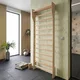 Bordásfal inSPORTline Shapemar 220x90 cm, nagyobb távolság a faltól, tömör bükkfa, 2 x lakkozott felület, tartozékok rögzítésének lehetősége