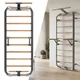 Bordásfal inSPORTline Wootkit 220×86 cm, 8 kör alakú lépcsőfok, falhoz rögzítés, könnyű karbantartás, egyszerű és gyors összeszerelés - szürke - szürke