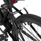 Junior hegyikerékpár Hiland Climber 24", 125-150 cm, sportnyereg, széles MTB-kormány, Shimano hátsó váltó, V-fékek, kettős falú alumínium felnik - fekete