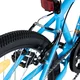 Junior hegyikerékpár Hiland Climber 24", 125-150 cm, sportnyereg, széles MTB-kormány, Shimano hátsó váltó, V-fékek, kettős falú alumínium felnik - fekete