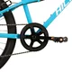 Junior hegyikerékpár Hiland Climber 24", 125-150 cm, sportnyereg, széles MTB-kormány, Shimano hátsó váltó, V-fékek, kettős falú alumínium felnik - fekete