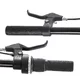 Junior hegyikerékpár Hiland Climber 24", 125-150 cm, sportnyereg, széles MTB-kormány, Shimano hátsó váltó, V-fékek, kettős falú alumínium felnik - fekete