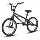 BMX kerékpár Hiland Redeem 20", 12,82 kg, ergonomikus nyereg, Hi-Ten acél alkatrészek,  U-fék rendszer, 20 × 2,125" méretű széles gumiabroncsok - piros