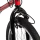 BMX kerékpár Hiland Redeem 20", 12,82 kg, ergonomikus nyereg, Hi-Ten acél alkatrészek,  U-fék rendszer, 20 × 2,125" méretű széles gumiabroncsok - piros