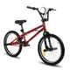 BMX kerékpár Hiland Redeem 20", 12,82 kg, ergonomikus nyereg, Hi-Ten acél alkatrészek,  U-fék rendszer, 20 × 2,125" méretű széles gumiabroncsok - piros