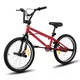 BMX kerékpár Hiland Redeem 20", 12,82 kg, ergonomikus nyereg, Hi-Ten acél alkatrészek,  U-fék rendszer, 20 × 2,125" méretű széles gumiabroncsok - piros