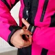 Női softshell motoros kabát W-TEC Alenalla - fekete-rózsaszín