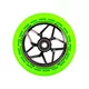 Roller kerék LMT L Wheel 115 mm ABEC 9 csapággyal - fekete-fehér - fekete-zöld