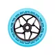 Roller kerék LMT L Wheel 115 mm ABEC 9 csapággyal - fekete-fehér - fekete-kék