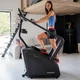 Fitneszlépcső inSPORTline Velocer STP, áttekinthető LED kijelző intuitív vezérléssel, bluetooth-kapcsolat, beépített hangszórók