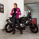 Női softshell motoros kabát W-TEC Alenalla - fekete-rózsaszín