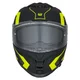 Motoros sisak W-TEC Nexwor Graphic, aerodinamikusan kialakított héj, zárható szellőzőrendszer, Pinlock® 70 előkészítés, mikrometrikus csat zárással - szürke