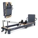 Pilates reformer inSPORTline Comfolder, pilates box tartozék, praktikus, összecsukható, porszórt, karcálló, rugós ellenállás, ALU váz,  súly 68kg