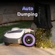 Anthbot N8 vezeték nélküli robotfűnyíró (1500 m²) lombgyűjtővel, vezérlés okosalkalmazáson keresztül, Edge Trimming funkció,  23 literes gyűjtőtartály