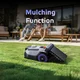 Anthbot N8 vezeték nélküli robotfűnyíró (1500 m²) lombgyűjtővel, vezérlés okosalkalmazáson keresztül, Edge Trimming funkció,  23 literes gyűjtőtartály