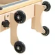 Pilates reformer inSPORTline Comfolder EVO, összecsukható szerkezet, 4 görgő a könnyű mozgatáshoz, karcolásálló váz, levehető háttámla, pilates doboz - bézs